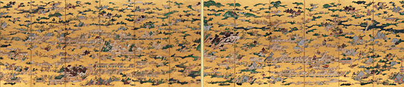 国宝 『上杉本 洛中洛外図屏風』 狩野永徳筆 高精細複製品 京都文化協会