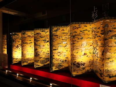 祇園祭 狩野永徳筆 国宝「上杉本 洛中洛外図屏風」高精細複製品