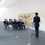 綴プロジェクト 第10期作品 「四季山水図屏風」、「韃靼人狩猟・打毬図屏風」寄贈 京都国立博物館