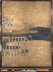 桜花雉子図