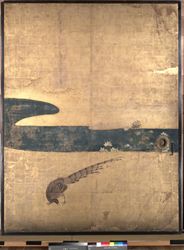 桜花雉子図