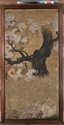 桜花雉子図