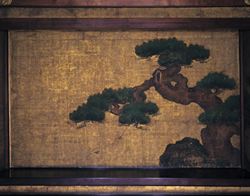 松竹錦鶏図