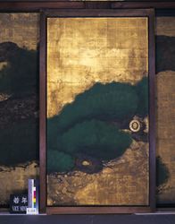 松竹錦鶏図