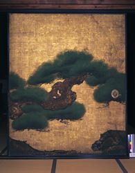 松孔雀図