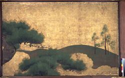 松孔雀図